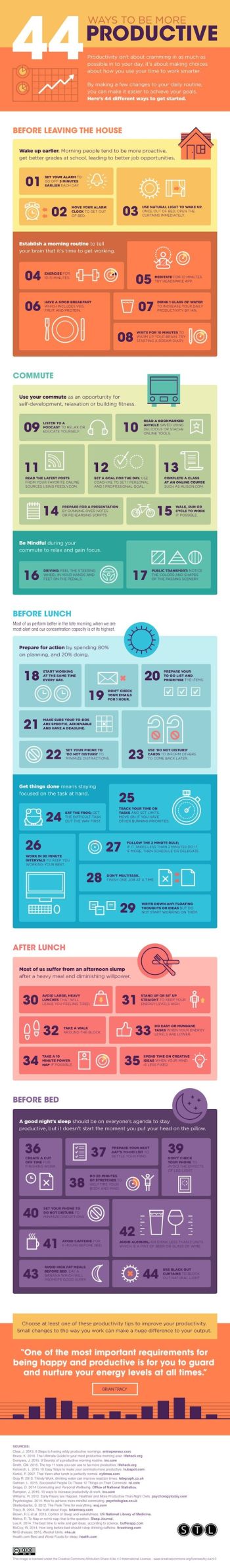 44 Ways To Be More Productive 1